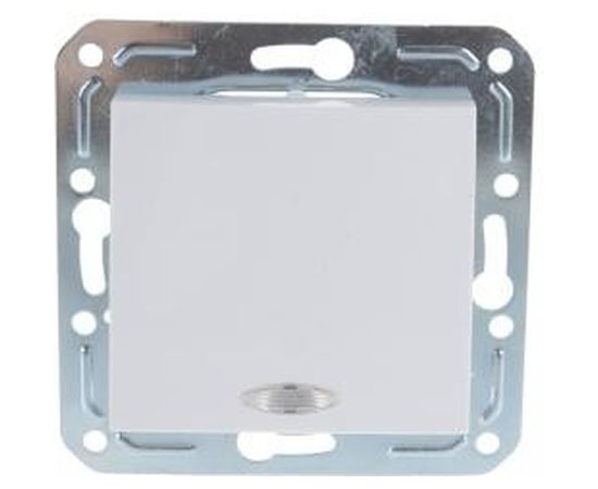 Проходной выключатель Volsten Magenta одноклавишный с индикацией V01-11-P12-M 9014 