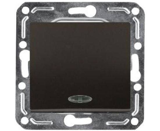 Проходной переключатель Volsten Magenta Nero с индикатором V01-14-P12-M 9997 