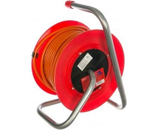 Силовой удлинитель на катушке К4-Е-25 25м 4 гнезда, заземление LUX 4606400418887 