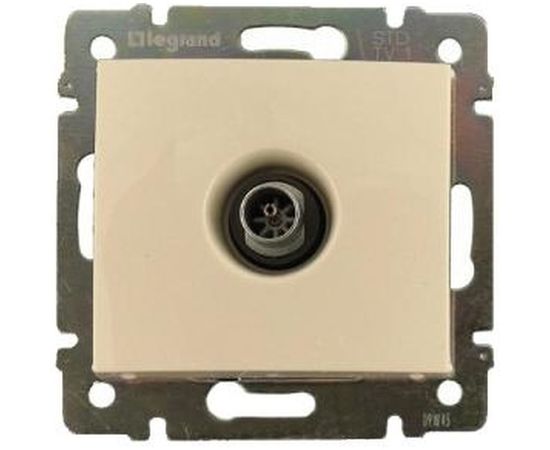 Телевизионная розетка Legrand Valena 774330, оконечная, крем, 10 дБ 