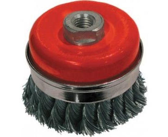 Корщетка-чашка Профи с бандажом для УШМ (65 мм; М14) FIT IT 39506 