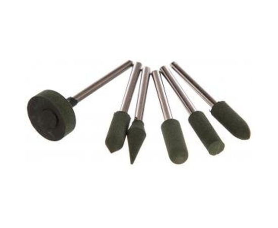 Насадки резиновые полировальные, мелкой зернистости, 6 шт. FIT IT 36923 