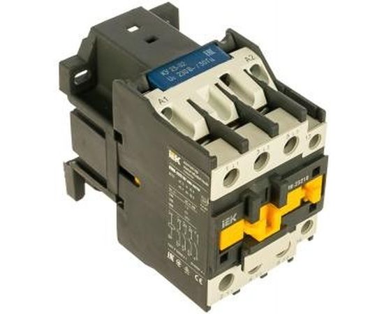 Контактор IEK КМИ-23210 32А, 220В, ИЭК KKM21-032-230-10 