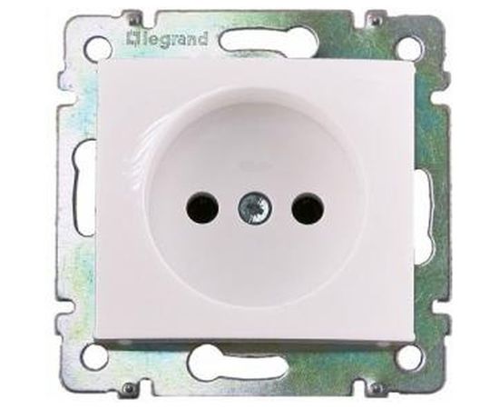 Одноместная розетка Legrand Valena 774416 б/з, белая 