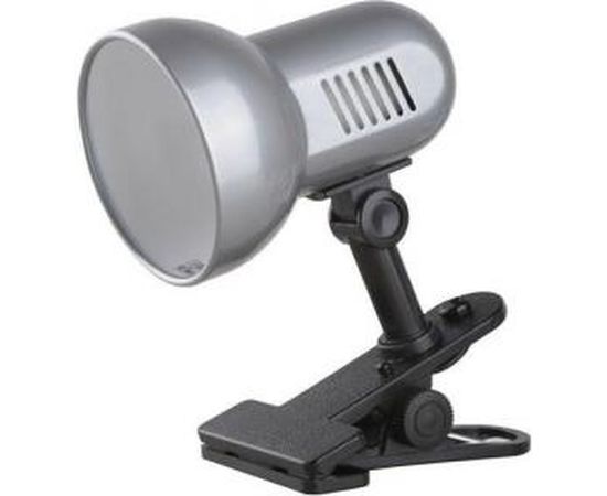 Настольный светильник-прищепка, серебро Camelion H-035, 8274 