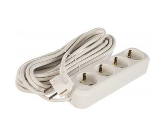 Сетевой удлинитель с заземлением, 4-местный, 10м, У4-Е LUX 4606400414773 