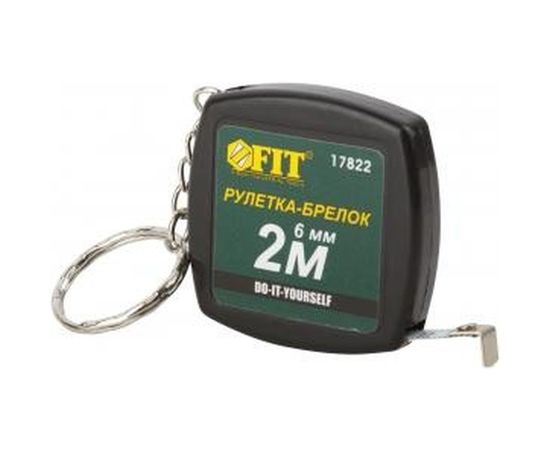 Рулетка-брелок 2м FIT DIY 17822 