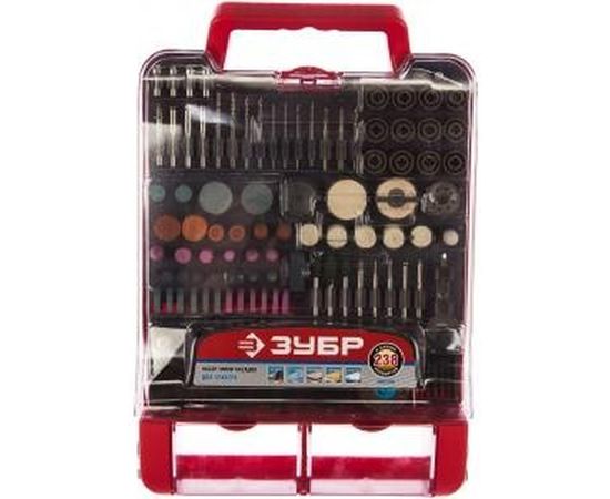Набор мини-насадок (238 предметов) для гравировальных машин Зубр 35902-H238 