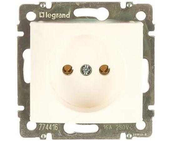 Одноместная розетка Legrand Valena 774416 б/з, белая – изображение 2