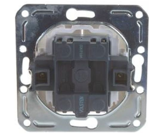 Двухклавишный выключатель с индикатором Volsten V01-11-V22-M, Magenta, 9012 – изображение 3