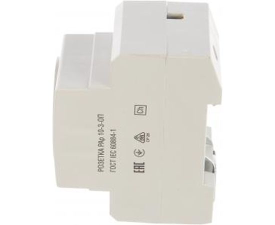 Силовая розетка IEK РАр10-3-ОП с заземляющим контактом SHUKO ИЭК MRD10-16 – изображение 4