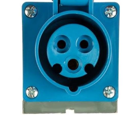 Розетка наружной установки IEK 16А 2P+Е 220В IP44 113 ИЭК PSR11-016-3 – изображение 2