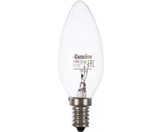 Электрическая лампа накаливания с прозрачной колбой MIC Camelion 60/B/CL/E14, 8970 – изображение 3