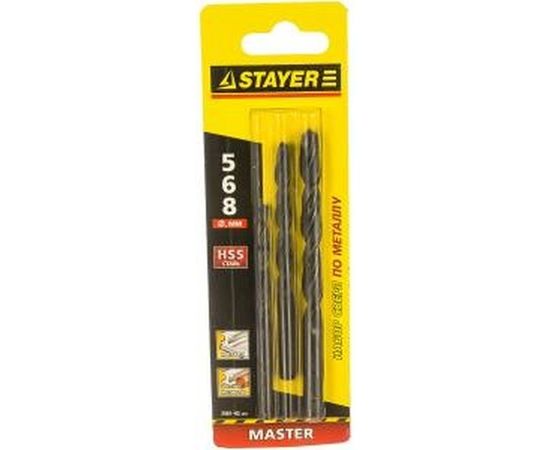 Набор свёрл по металлу (5-8 мм) 3 шт. MASTER Stayer 2961-H3_z01 – изображение 2