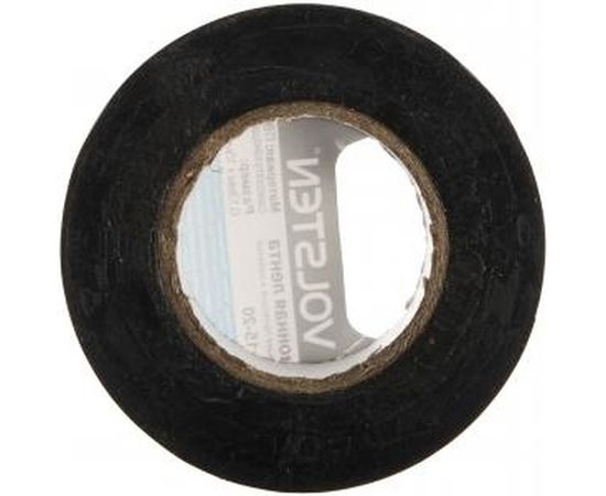 Изолента Volsten V02-7B-13х15-20 0,13х15 мм, черная, 20 метров 9796 – изображение 3