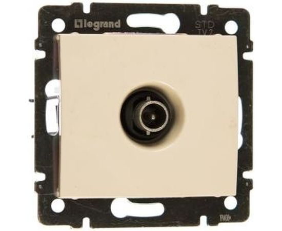 Телевизионная розетка Legrand Valena 774330, оконечная, крем, 10 дБ – изображение 2