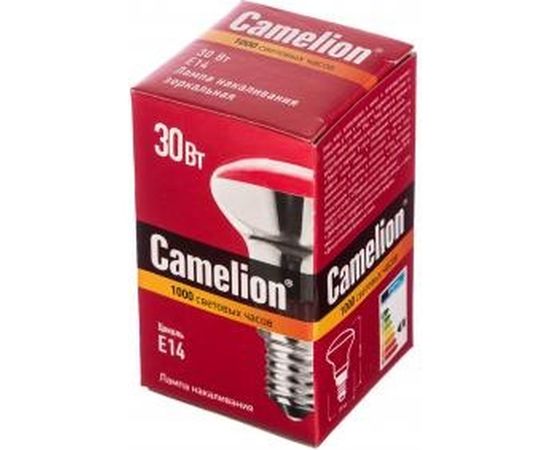 Зеркальная электрическая лампа накаливания MIC Camelion 30/R39/E14, 8976 – изображение 3