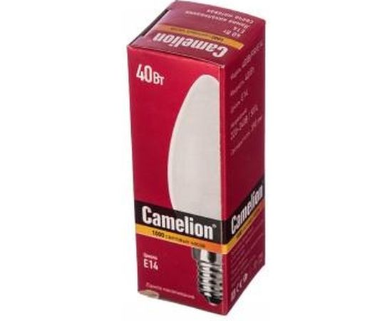 Электрическая лампа накаливания с матовой колбой MIC Camelion 40/B/FR/E14, 9864 – изображение 3