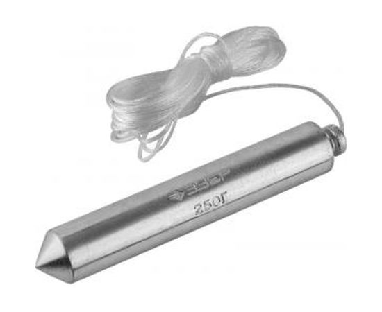 Строительный отвес Зубр Мастер со шнуром в пластиковом контейнере 0636-250_z01 – изображение 3