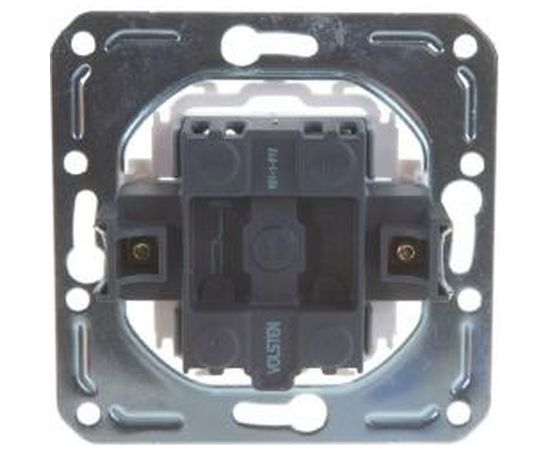 Проходной выключатель Volsten Magenta одноклавишный с индикацией V01-11-P12-M 9014 – изображение 2