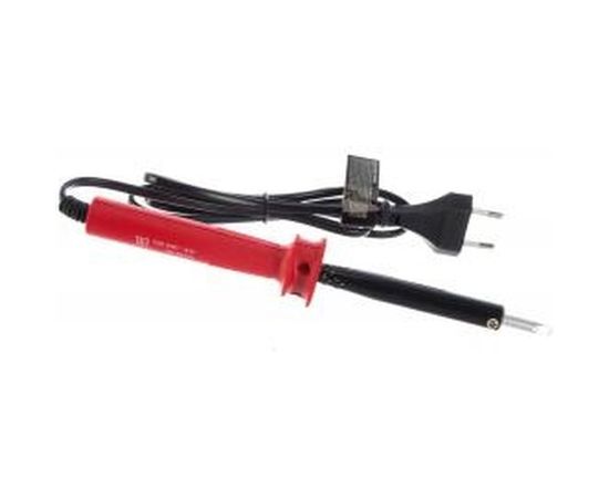 Электропаяльник ЗУБР МАСТЕР с пластиковой рукояткой и долговечным жалом, форма клин, 60Вт 55400-60 – изображение 4