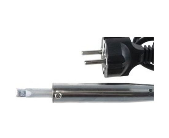 Двухкомпонентный электропаяльник Зубр Эксперт рукоятка жало ДСС форма клин 100 Вт 55402-100 – изображение 3