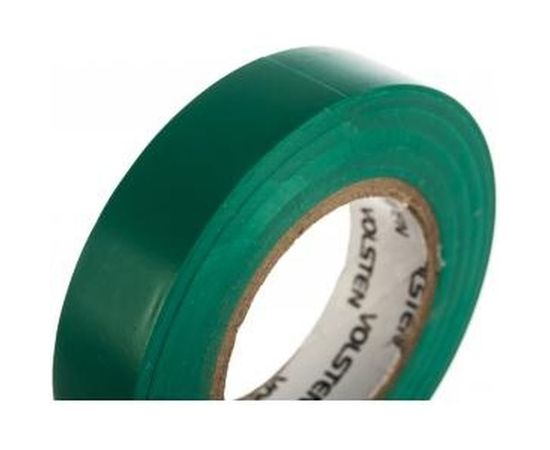 Изолента Volsten V02-7G-13х15-20 0,13х15 мм, зеленая, 20 метров 9793 – изображение 3