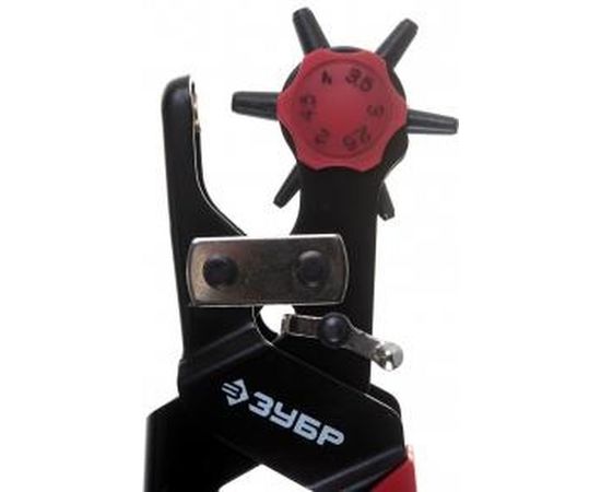 Револьверный дырокол для кожи, усиленный, 6-в-1, 2-4,5мм Зубр МАСТЕР 22945 – изображение 3