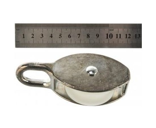 Блок одинарный с пластиковым роликом (2 шт; 12х50 мм; ТФ5) Зубр 4-304585-50 – изображение 2