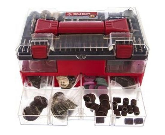 Набор мини-насадок для гравировальных машин 349 предметов Зубр 35905-H349 – изображение 6