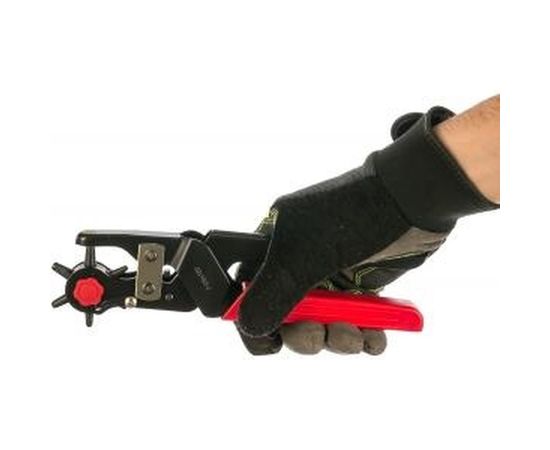 Револьверный дырокол для кожи, усиленный, 6-в-1, 2-4,5мм Зубр МАСТЕР 22945 – изображение 2