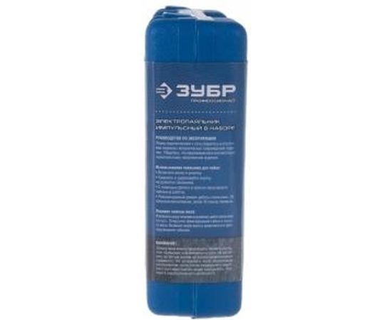 Импульсный паяльник Зубр Профессионал в наборе 2 сменных жала канифоль припой 150 Вт 55412-H4_z01 – изображение 6