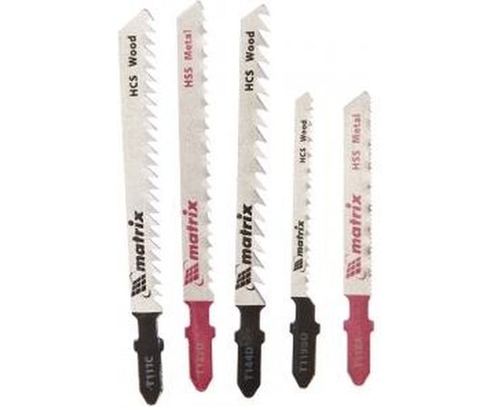Набор полотен для электролобзика универсальный 5 шт. MATRIX 78251 