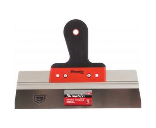 Фасадный шпатель из нержавеющей стали, 300 мм, двухкомпонентная ручка MATRIX 85516 