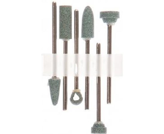 Набор шлифовальных абразивных насадок STAYER с оправкой карбид кремния 6 шт. 29921-H6 