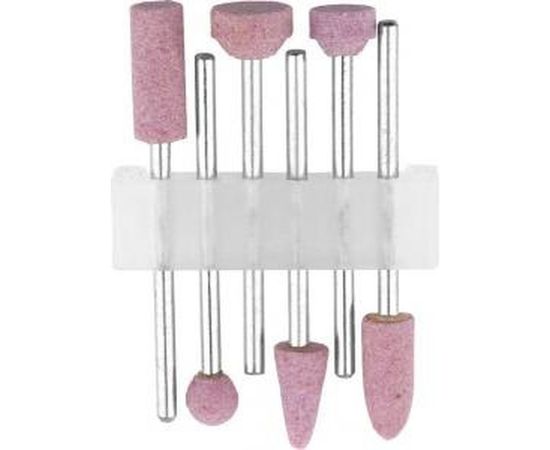 Набор шлифовальных абразивных насадок STAYER с оправкой оксид алюминия 6 шт. 29920-H6 