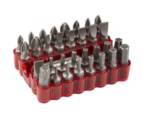 Набор бит Зубр Мастер с магнитным адаптером хромомолибденовая сталь 33 предмета 26045-H33 