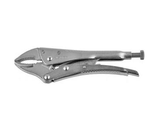 Универсальный ручной зажим Зубр Эксперт для круглых профилированных и плоских деталей губки из кованой Cr-V стали 250 мм 22510-25 