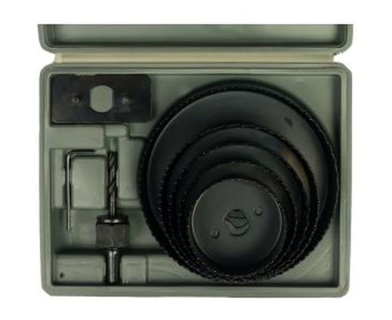 Набор кольцевых пил по дереву (64-127 мм; 5 шт.) MATRIX 704715 