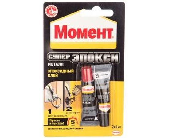 Супер клей эпоксидный для металла (2х6 мл) Момент 1371325 