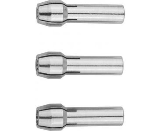 Мини-набор Зубр цанги хромированные 3.2 мм 2.4 мм 1.6 мм 35943-H3 