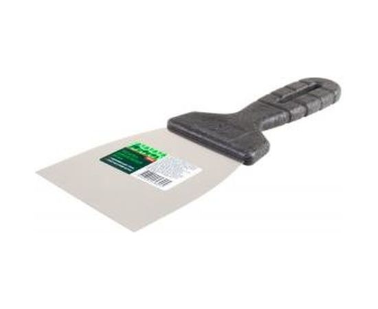 Шпательная лопатка из нержавеющей стали,80 мм,пластмассовая ручка СИБРТЕХ 85433 