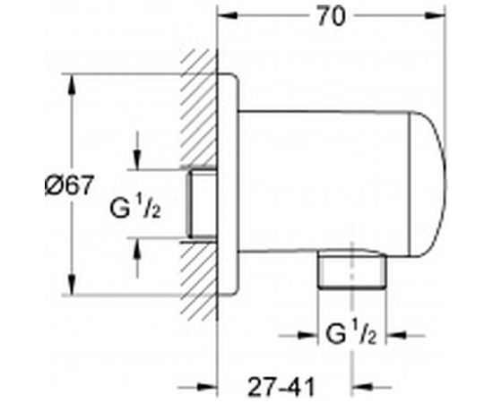Подключение для душевого шланга GROHE Relexa 28671000 – изображение 2