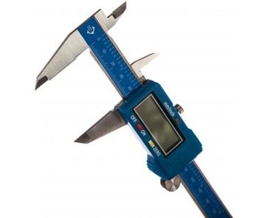 Штангенциркуль ШЦЦ-I-150-0,01, цифровой, нержавеющая сталь, пластиковый корпус, 150мм, шаг измерения 0,01мм Зубр ЭКСПЕРТ 34465-150 – изображение 2