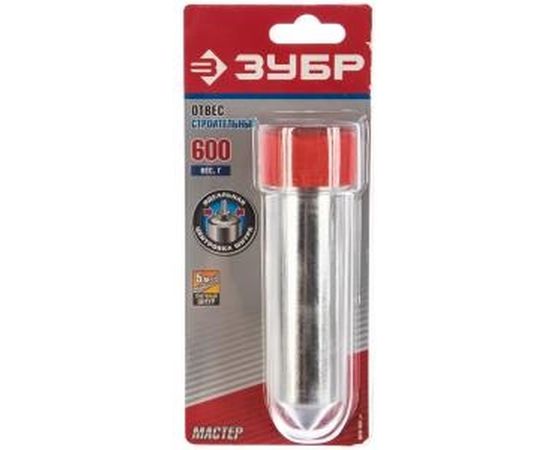 Строительный отвес со шнуром 600г Зубр МАСТЕР 0636-600_z01 – изображение 2