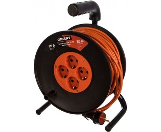 Удлинитель Gigant ПВС 3х2,5 50м на катушке PE-024 (Россия) – изображение 2