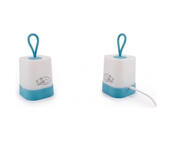 Фонарь ЯРКИЙ ЛУЧ LT-6 Барсик, голубой, аккум. мини-кемпинг, 3 режима+RGB 4606400106180 – изображение 4