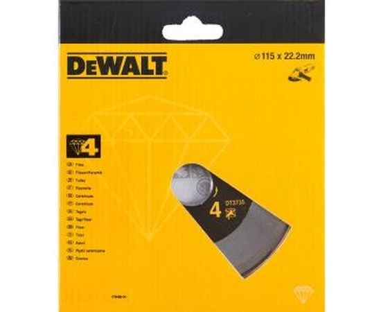 Диск алмазный отрезной (115х22.2 мм) для УШМ DeWALT DT 3735 – изображение 2