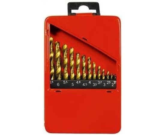 Набор сверл по металлу (1.5-6.5 мм; 13 шт.) MATRIX 72386 – изображение 4