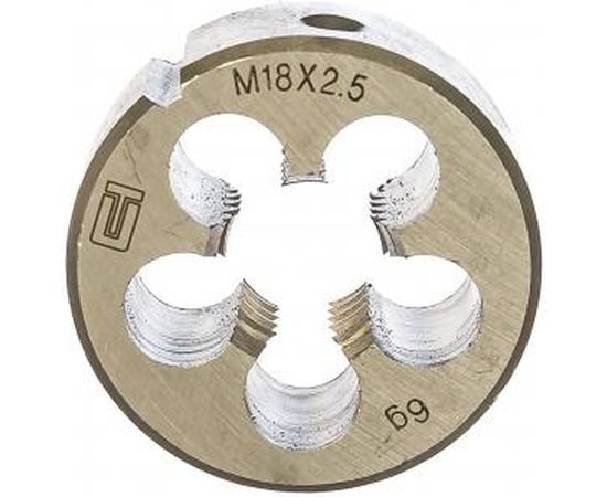 Плашка М18 х 2,5 мм СИБРТЕХ 77052 – изображение 3